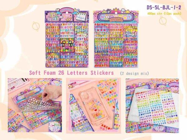 ABC LETTER STICKER SET 2 | Arishto Enterprises
