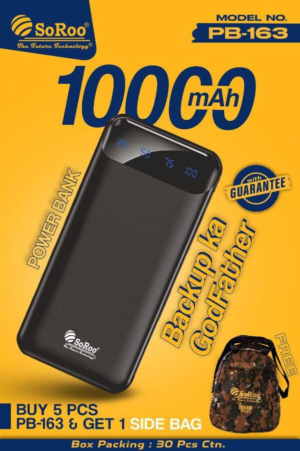 SOROO PB 163 POWER BANK 10000MAH JAI AMBEY