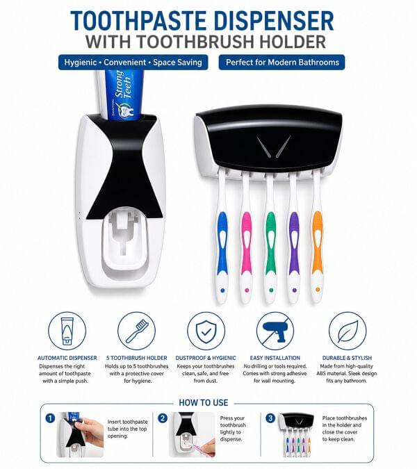 Sbill Toothpaste Toothpaste Dispenser (Imported) | JAI AMBEY ( ESTIMATE BILL )