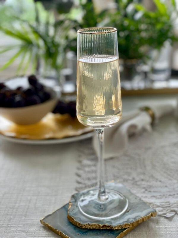 es De Champagne 　サックス　クリスタルガラス Berkware-Crystal-Champagne-