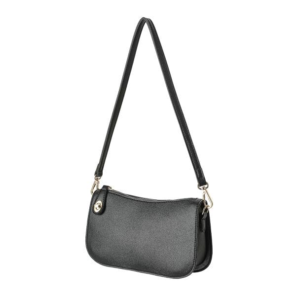 Shoulder Bag with Twist Lock(Black) | MINISO PV