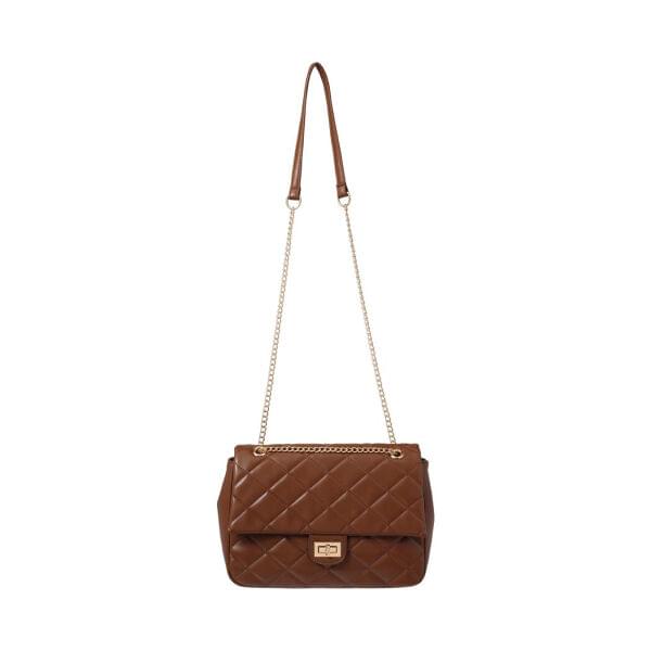 BADGIGI Chain cushion padded shoulderbag Diamond Pattern Chain 