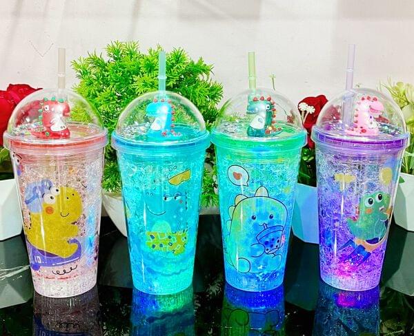 Little Dinosaur Design LED Sipper (S-21) 🦖 | TwiiMart.in