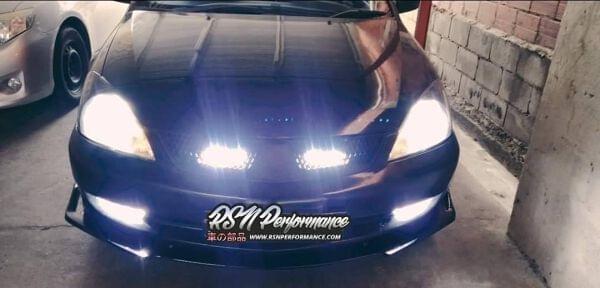Mitsubishi Lancer (CS3) Big DRL Fog Light kit | RSN Performance