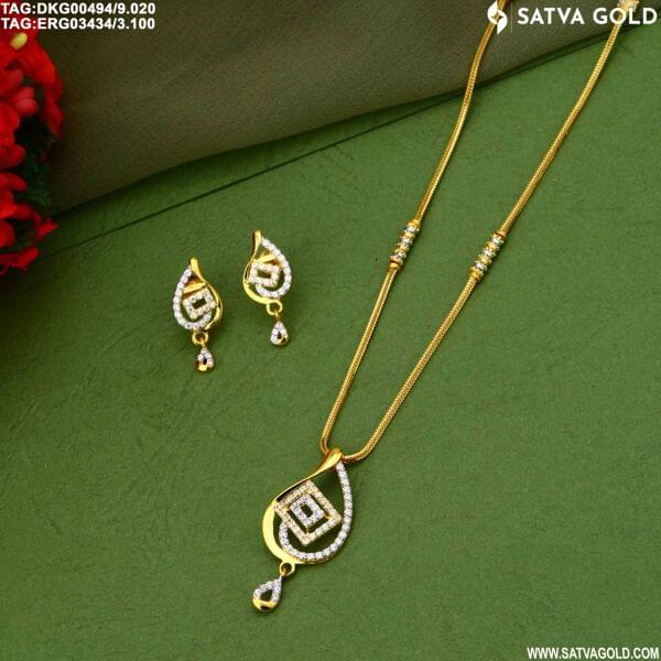 Chain Pendant Set SATVA GOLD