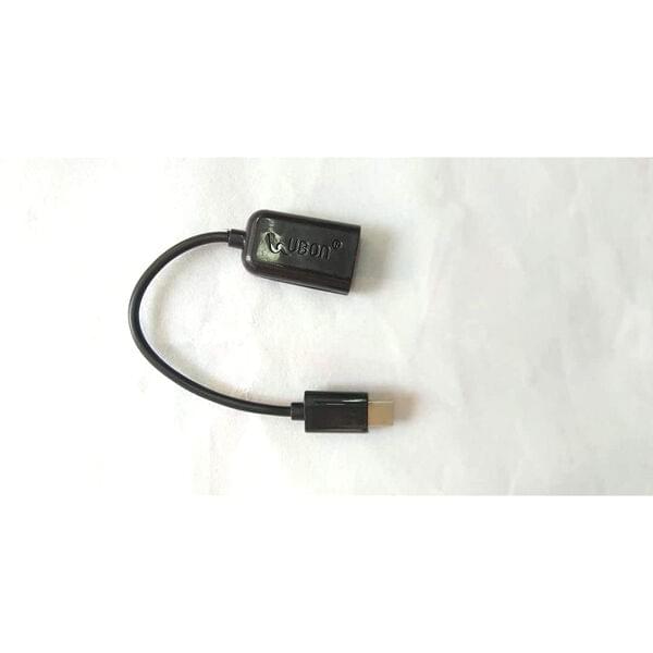UBON Black OTG Cable OTG-295 Type-C Chirag Computer