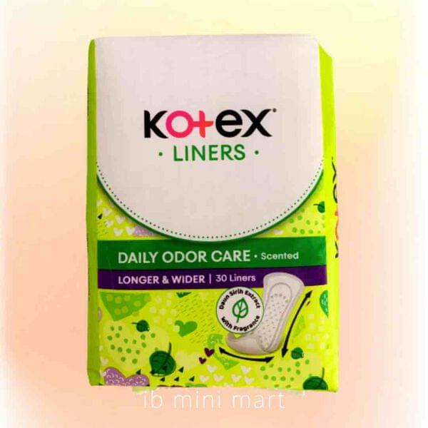 KOTEX LINERS LONGER & WIDER SCENTED 30 LINERS IB MINI MART