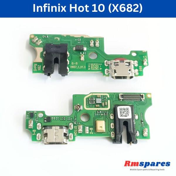 Infinix Hot 10 (X682) Charging Board Og | Rajveer Mobile Spares.in