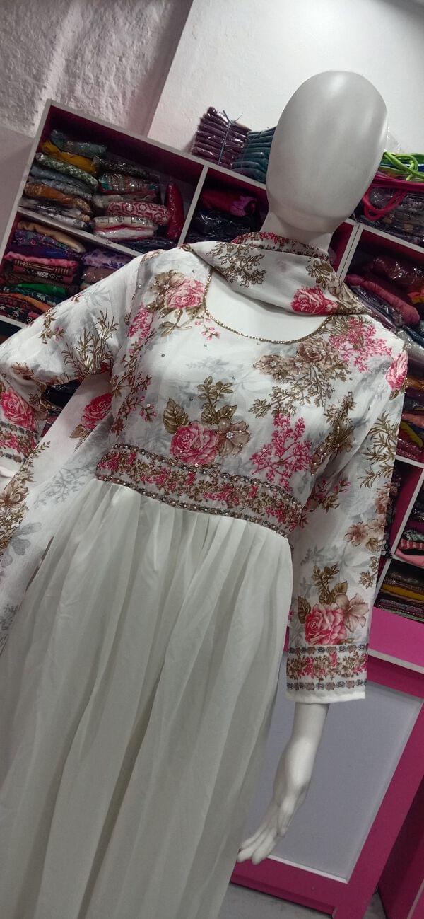 shawl with kurti