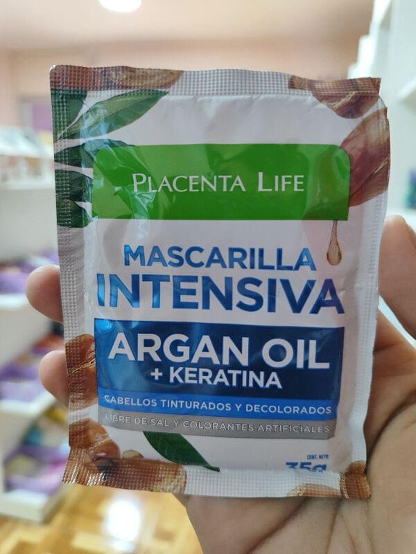 Cabello Maltratado Crema De Tratamiento Keratina Y Aceite De Argan