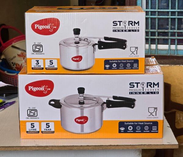 PIGEON INDUCTION BASE PRESSURE COOKER YEAR