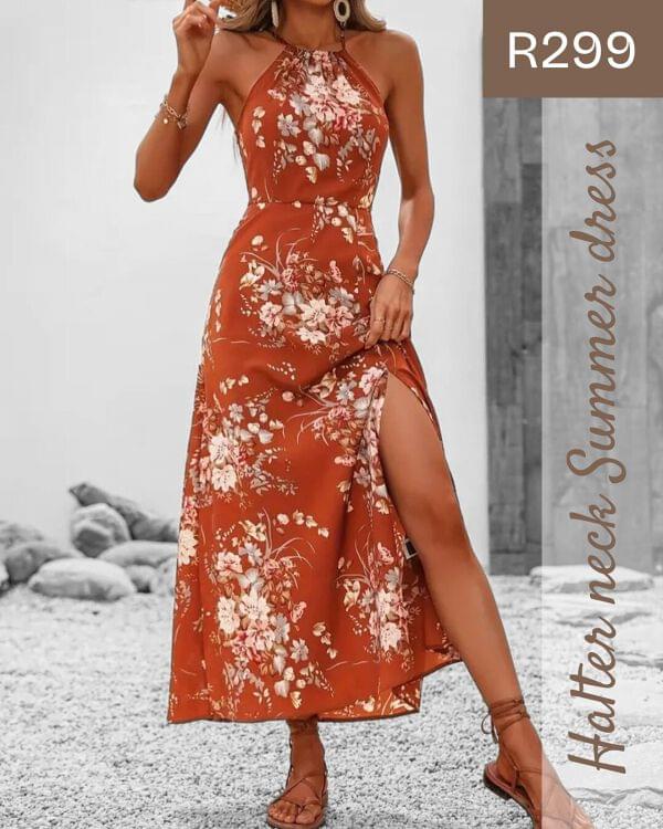 Halter neck Summer dress | Stella Boutique