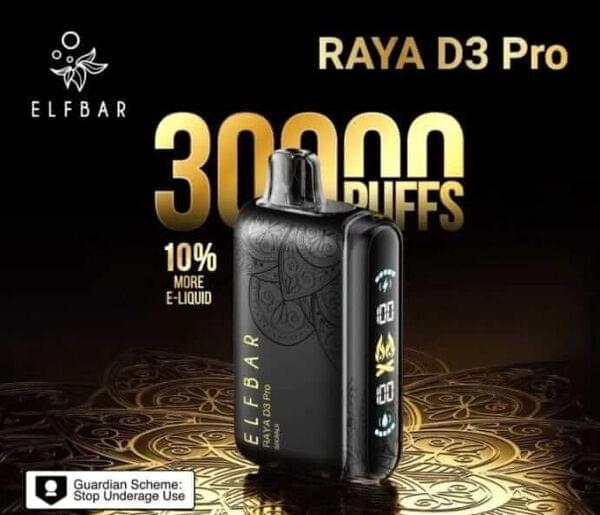 vape cost in india Elf Bar Raya D3 Pro 30000 Puffs Disposable Vape