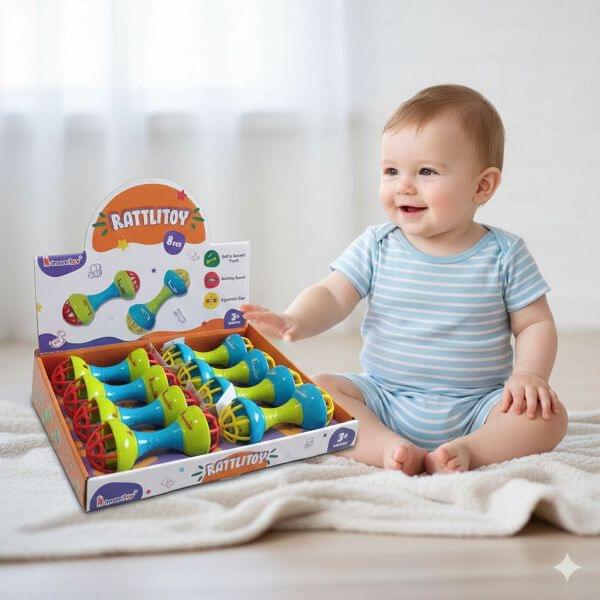 Super Target Rattle Toy DUMBELL RATTLE | SUPER KIDS