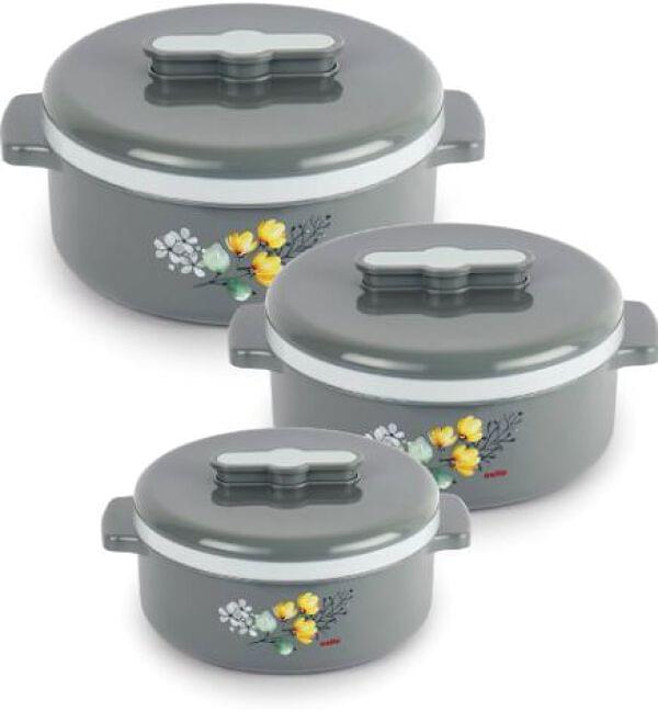 Cello Gourmet Insulated Casserole & Hot Pot Set Of 3Pcs | Premium ...
